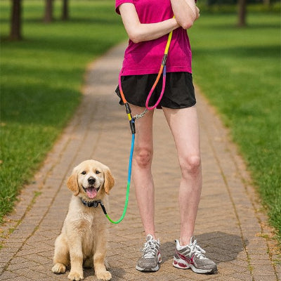 Laisse ceinture reglable