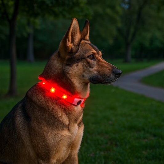 collier lumineux chien rechargeable