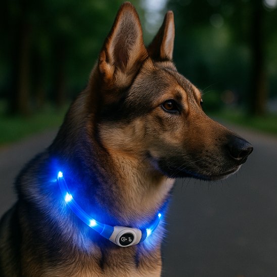 collier lumineux chien lumiere led