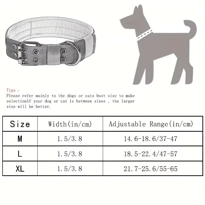 Collier tactique pour chien robuste et confortable | Tactik Comfort