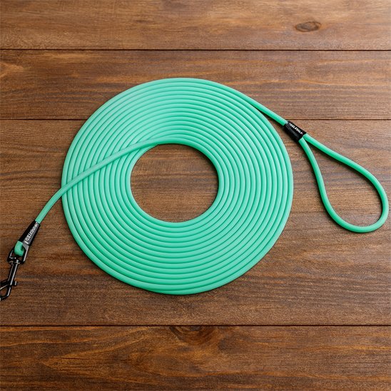 longe pour chien avec fermoir rotatif 360 degre