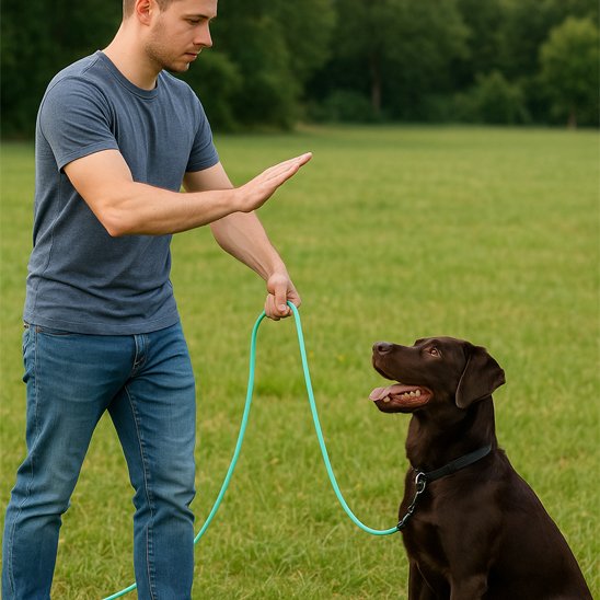 longe pour chien avec possibile de dressage