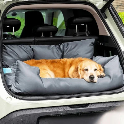 SIEGE AUTO POUR CHIEN - CarrierTravelDog™ - Gris