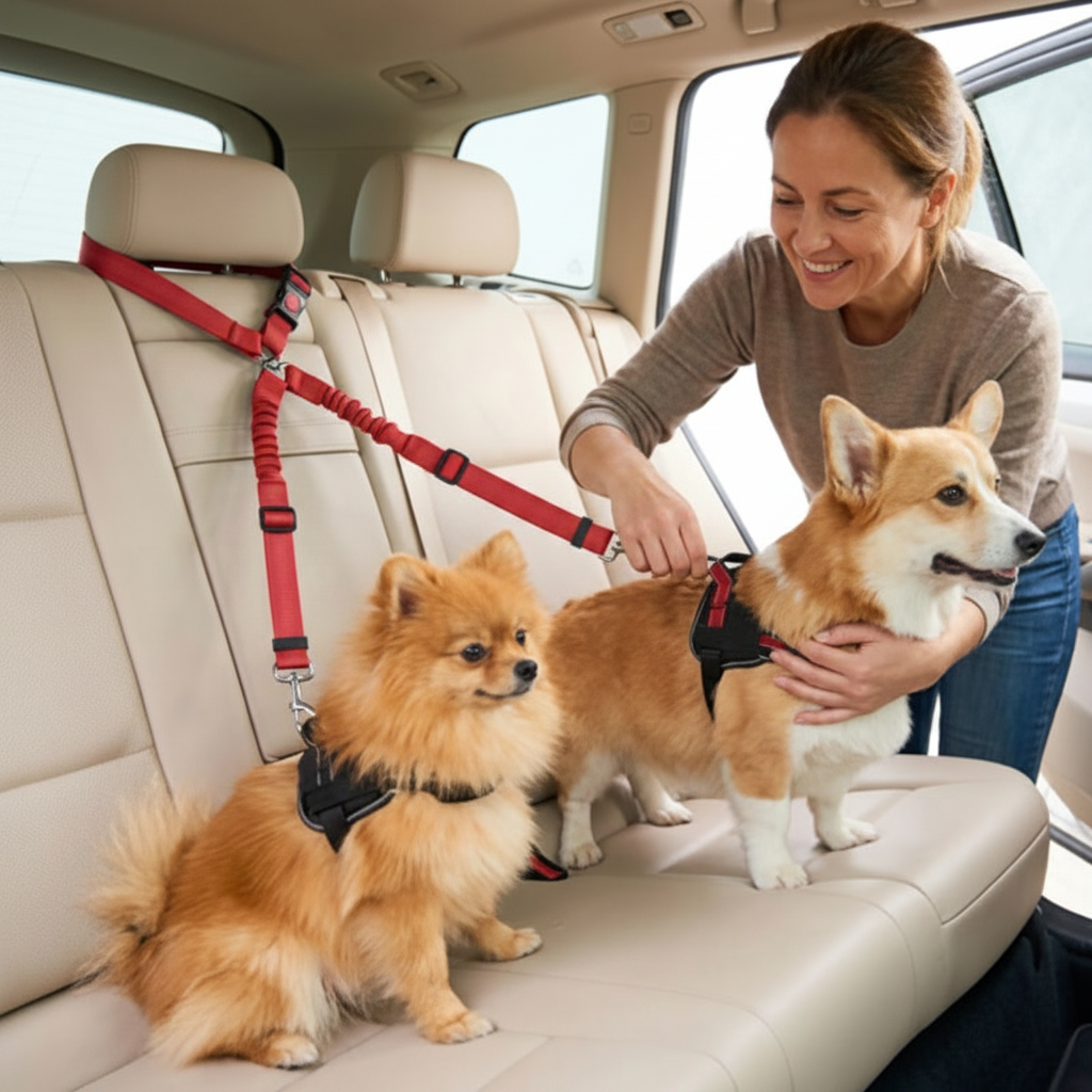 Ceinture de sécurité pour chien | Duo de voyage