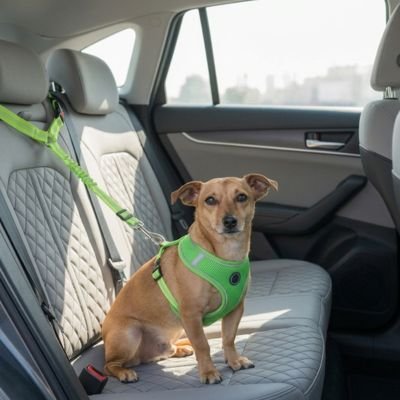 Ceinture de sécurité pour chien installation rapide et pratique 