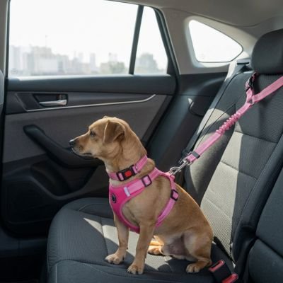 Ceinture de sécurité pour chien permet d'adapter la liberté de mouvement pour le chien