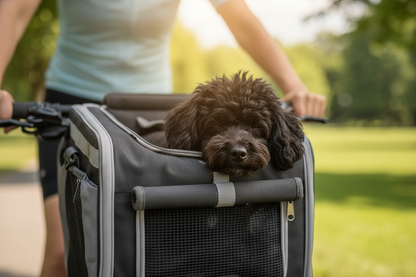 Panier pour chien vélo avant | Transport sécurisé et confortable