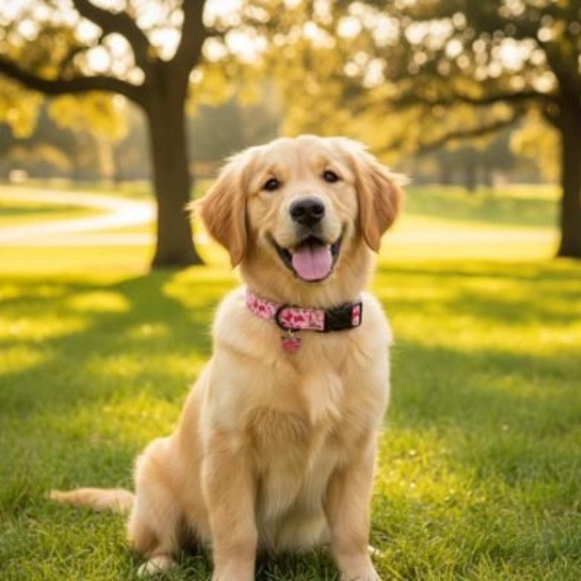 Collier chiot pendentif en métal