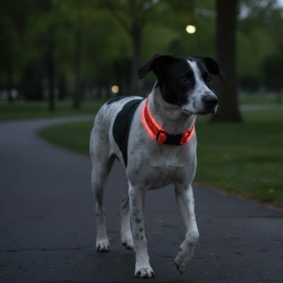 Collier lumineux pour Chien Plusieurs modes lumineux: