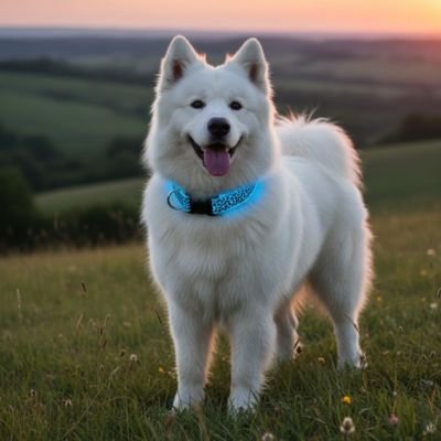 Collier lumineux pour Chien visibilité nocturne
