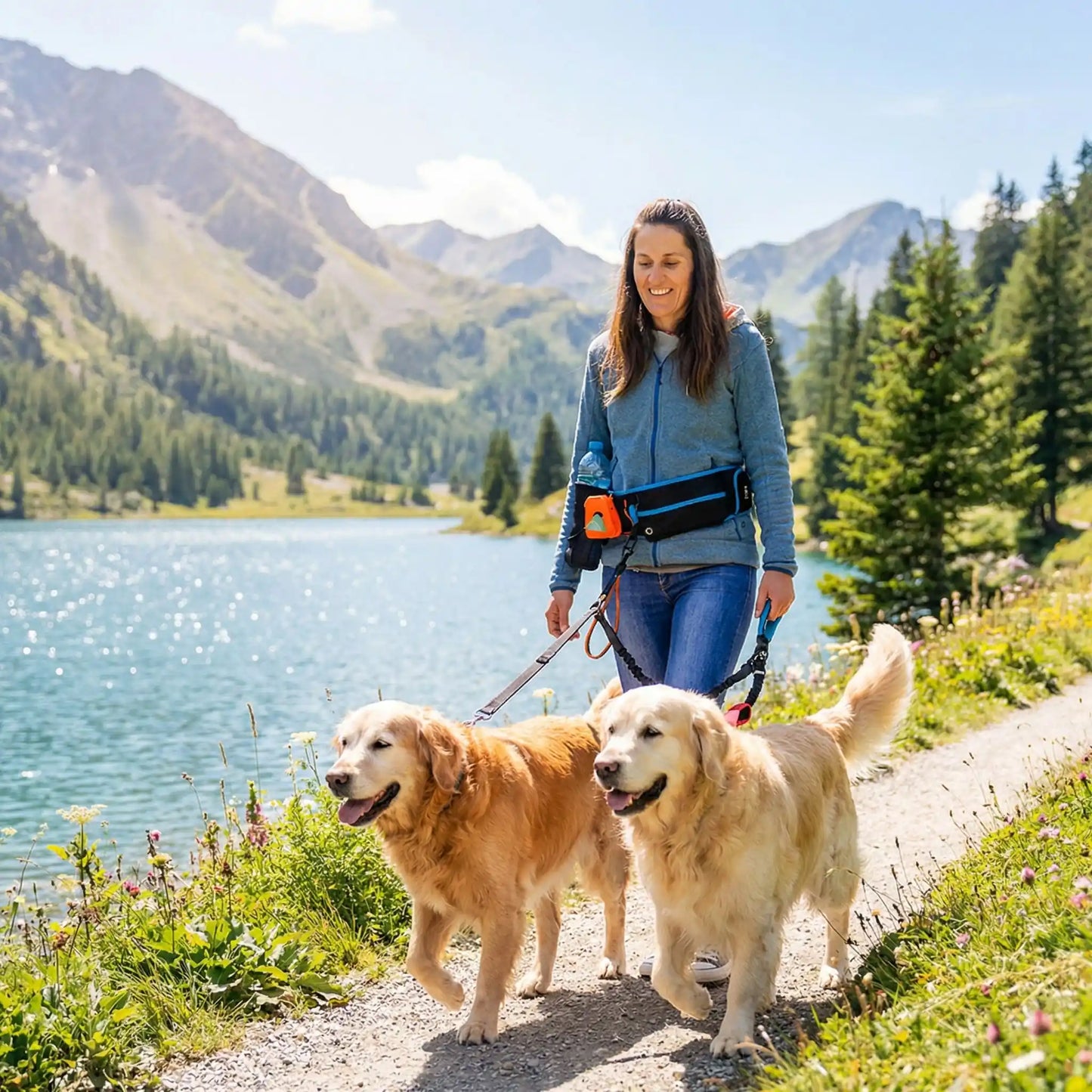 Double laisse pour chien | Ultra-Résistante