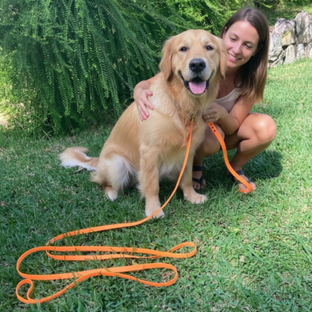 Longe pour chien anti-traction – 10m résistante et sans odeur