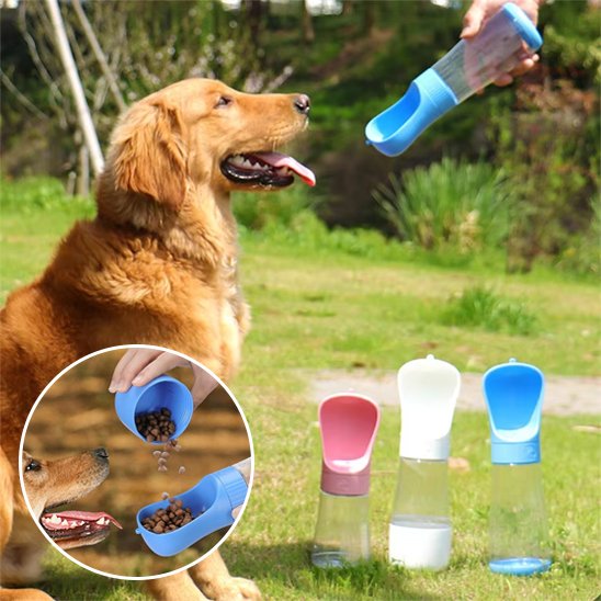 Gourde chien conception en plastique sans danger