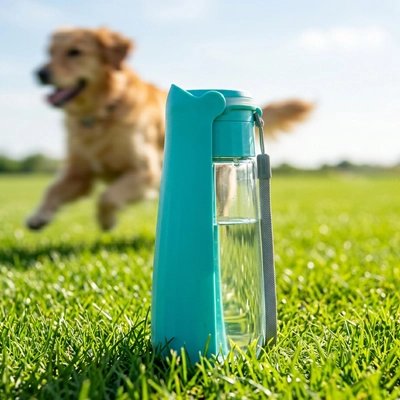 Gourde Chien idéal pour randonnées, parcs,