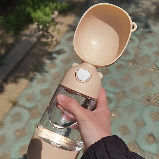 Gourde pour chien/ design 2 dans 1 pour nourriture sèche et croquette