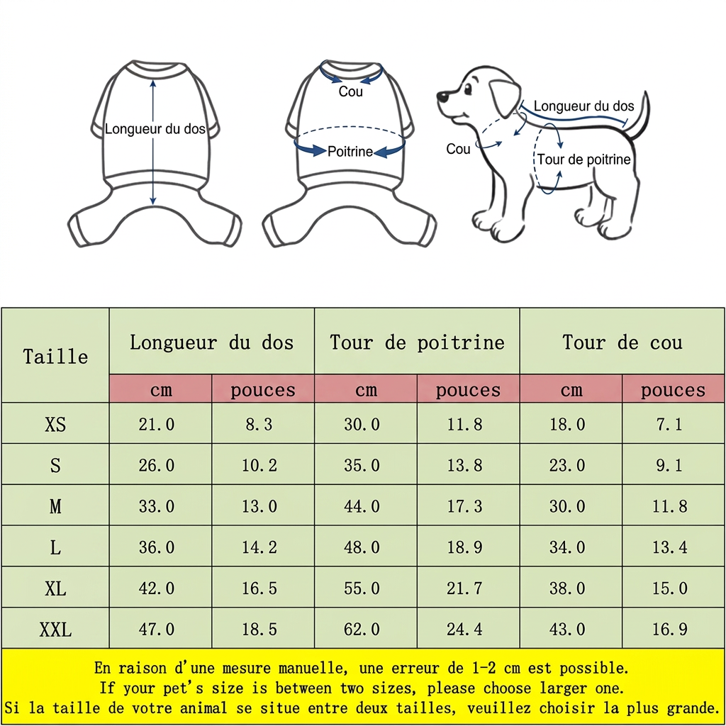 Manteau Chien | Hivernal