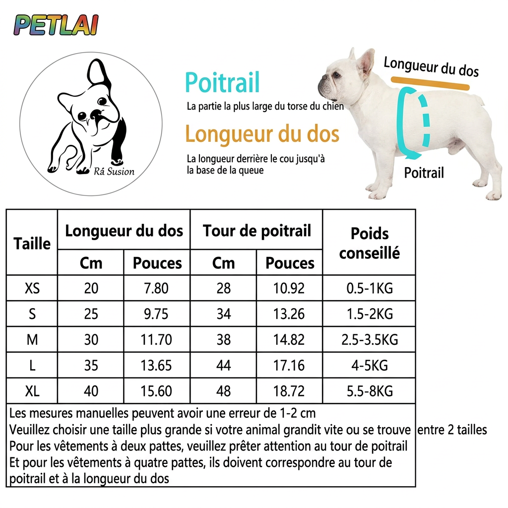Manteau pour petit chien | Flocon
