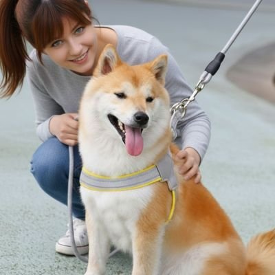 Harnais chien  attache dorsale renforcée