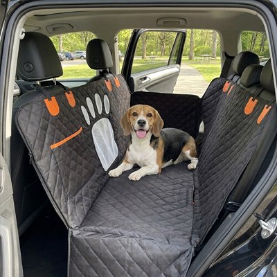 housse protection chien pour voiture attaches avec clips