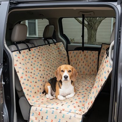 Housse voiture pour chien facile a installer