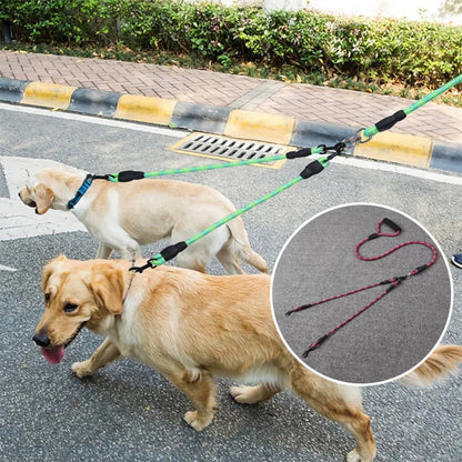 Laisse double pour chien | Confort Control