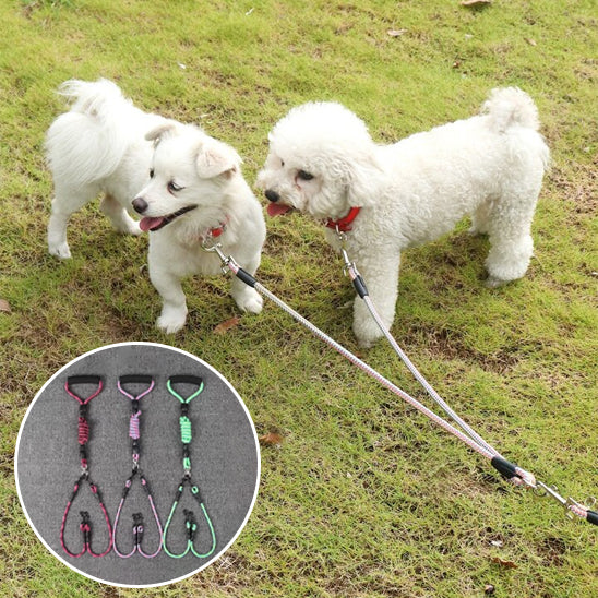 Laisse double pour chien | Confort Control