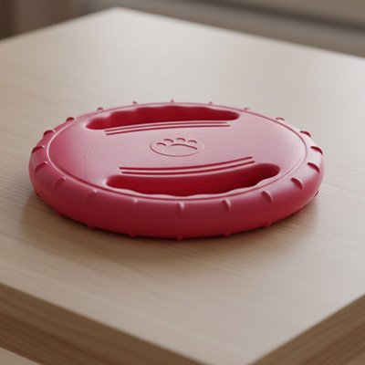 Jouet pour chien assure une visibilité optimale dans l'herbe 