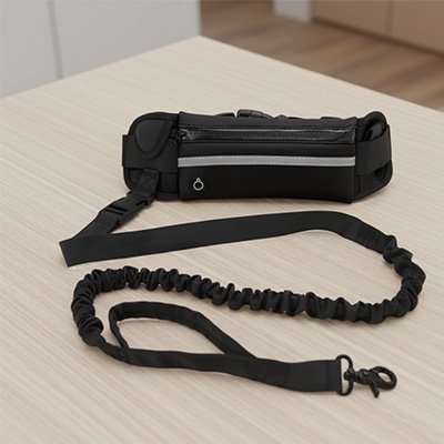 Laisse canicross amortissante