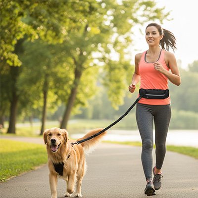 Laisse canicross performante