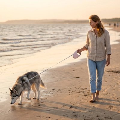 Laisse pour Chien poignée ergonomique