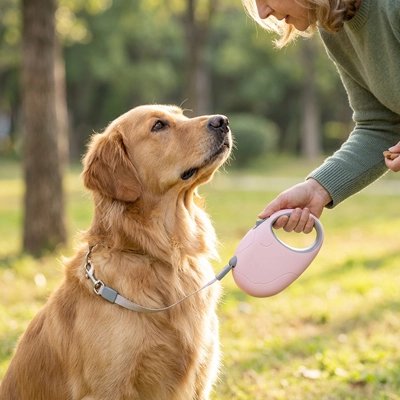 Laisse pour Chien système d'enroulement automatique