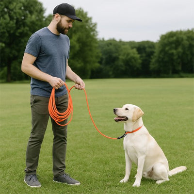longe chien impermeable
