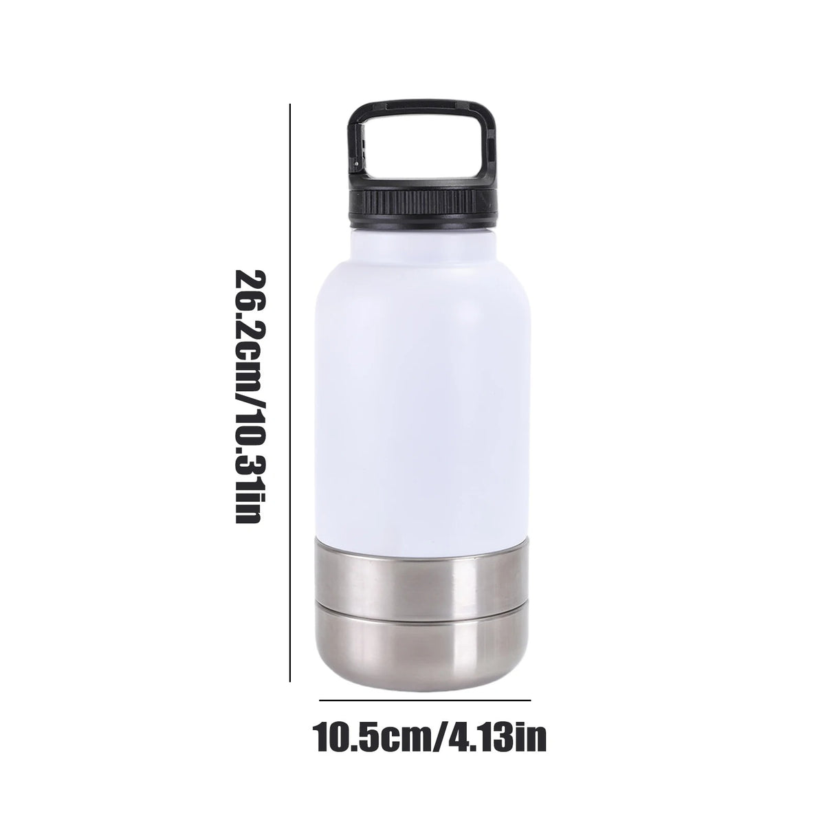 Gourde isothermique pour chien | 3-en-1 Nomade