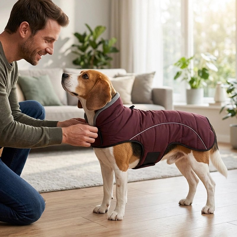 Manteau Chien coupe anatomique 