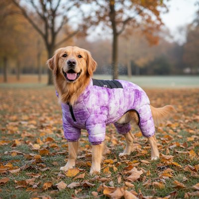 Manteau chien protection complète avec manches pour les quatre pattes 