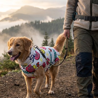 Manteau chien système d'attache rapide 