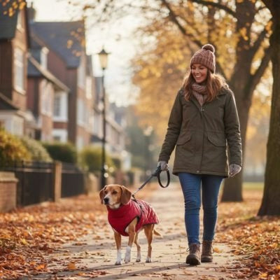 Manteau pour chien gilet chaud en coton pour l'hiver