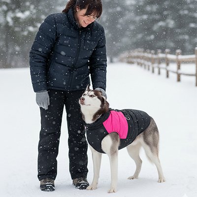 Manteaux pour chiens un habillage et un retrait rapides sans stress pour l'animal