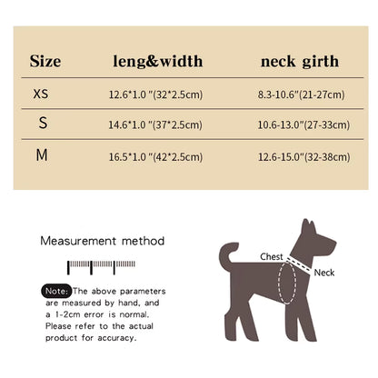 Collier pour chien élégant et confortable