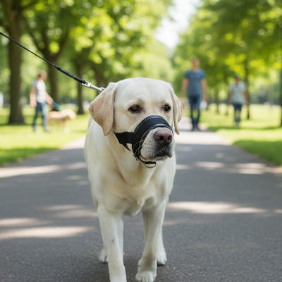muselière pour chien anti aboiement peux boire à tout moment