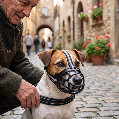 Muselière pour chien​ confort respiratoire optimal