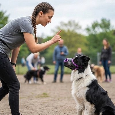 Muselière pour chien​ construction robuste résistant 