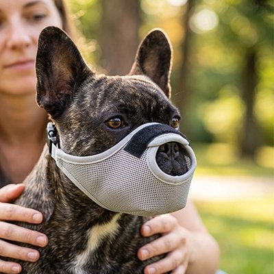 Muselière pour chien​ maintien du confort