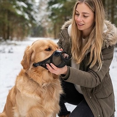 Muselière pour chien​ matière respirante: