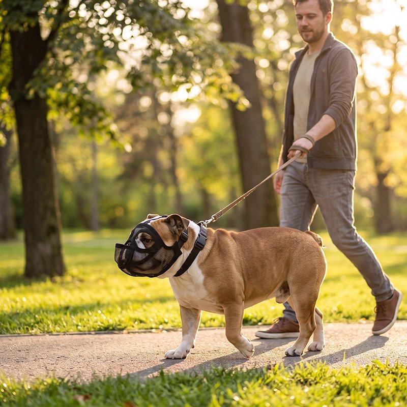 Muselière pour chien​ mise en place rapide