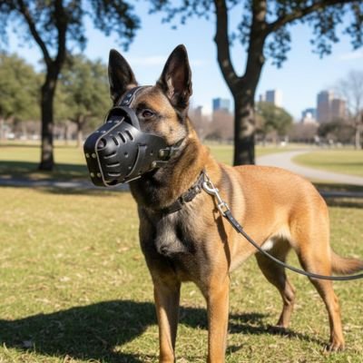 Muselière pour chien​ style panier, compatibles avec les bergers allemands 