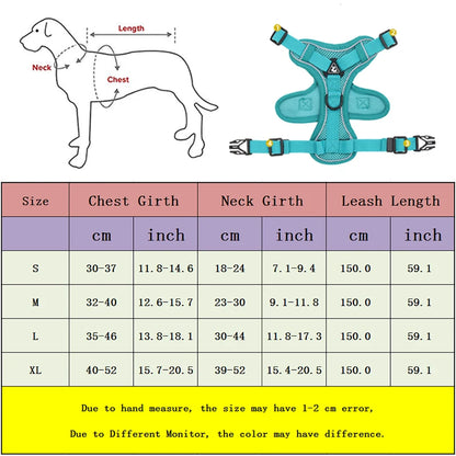 Harnais pour chien - Nuit douce