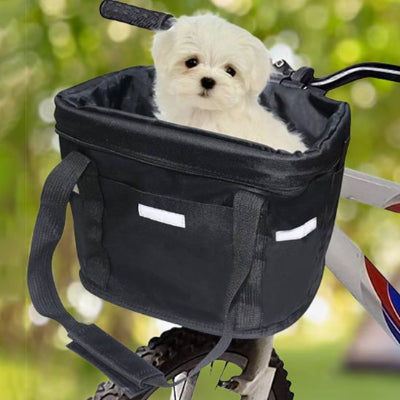 Panier velo chien installation facile sur la plupart des vélos