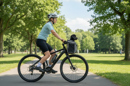 Panier pour chien vélo avant | Transport sécurisé et confortable