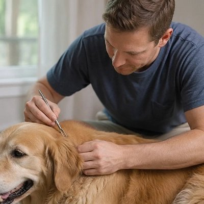 Pince à tique prise en main ergonomique